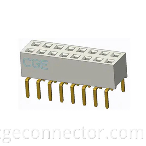 DIP Vertical type Double-row inline centipede pin connector